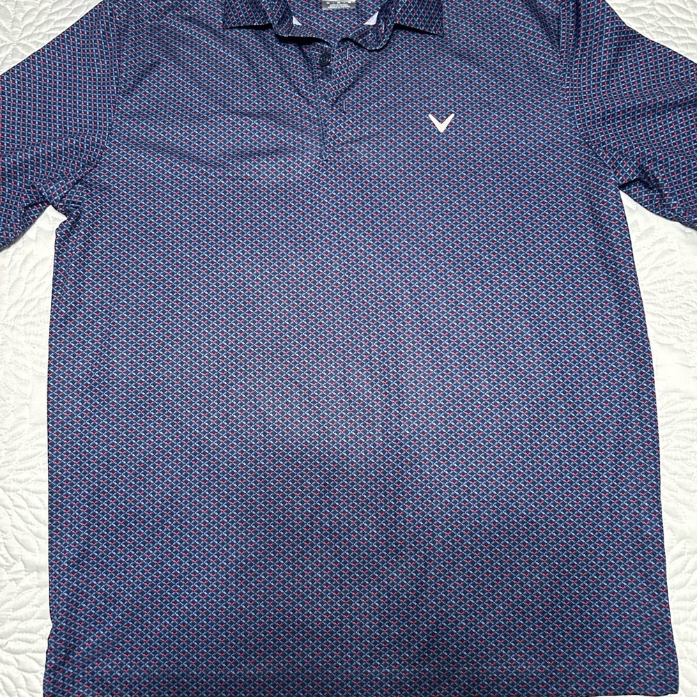 Med sz Callaway woven golf shirt.